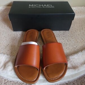 Michael by Michael Shannon Women's Cognac Sandals Sz 8.5